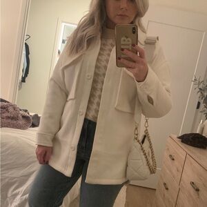 Abercrombie & Fitch Off-White Outerwear